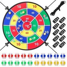 29" Trampoline Dart Board Game Accessories, Trampoline Toss Game Dartboard wi...