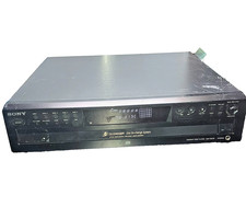 Sony CDP-CE375 5 Disc CD Changer Player Tested Working Decent Condition