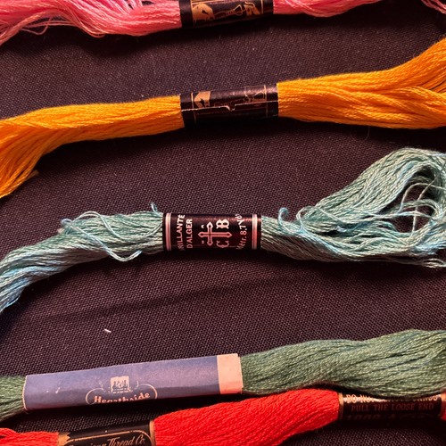 Lot Of  Strand Floss Mercerized Cotton Boilfast Dollfus-Mieg, Coats & Clark’s - Picture 6 of 10