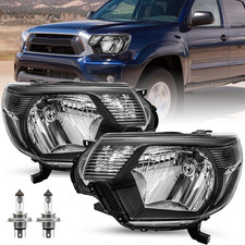 Headlight Assembly Compatible with 2012-2015 Toyota Tacoma Passenger Driver Si