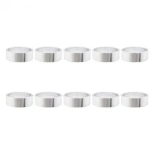 Origin8 Headset Spacers, 10mm x 1", Silver