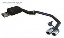 Ulter Duplex Sportauspuff BMW 5er F10 525d je 2x70mm abgeschrägt mit Absorber