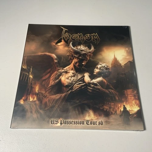 Venom - US Possession Tour 86 Red With Black Splatter Vinyl LP (New)