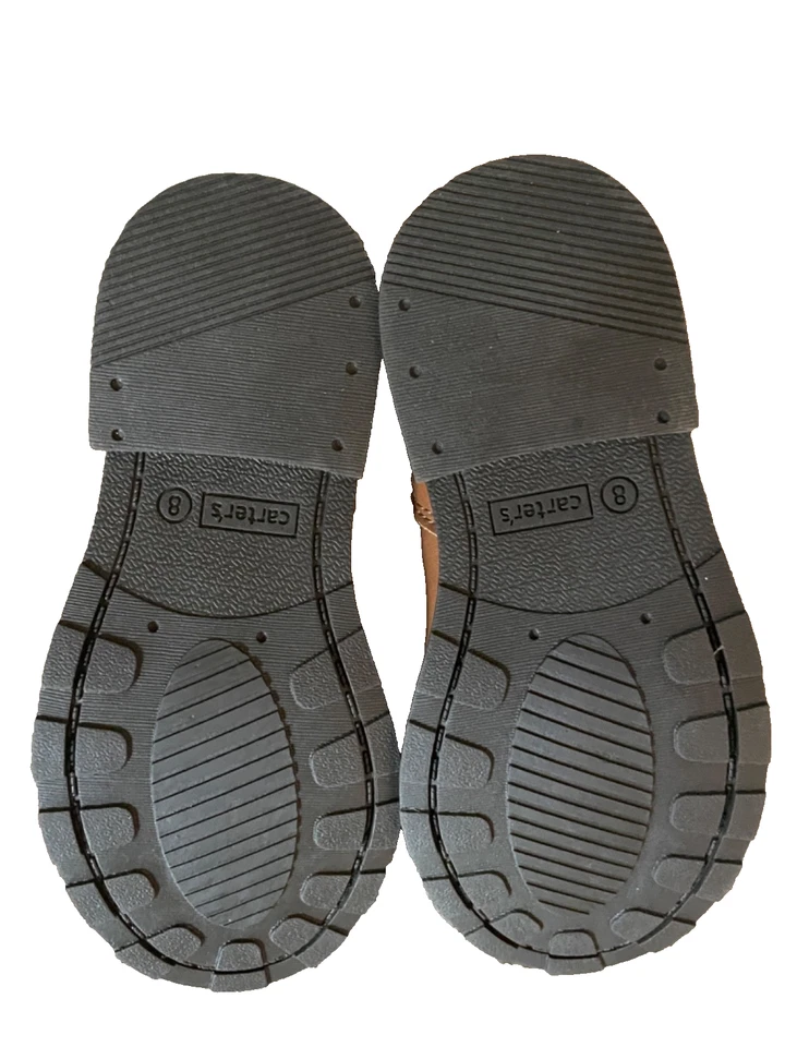 Carter's Botín Imitación Cuero, Cremallera Lateral/Decoración, Marrón, Niña Niño Talla 8M Foto 2 de 4