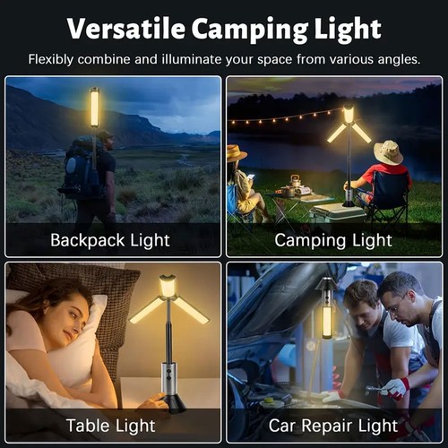 3000mAh 310LM Tripod Rechargeable Camping Light - Picture 12 of 12