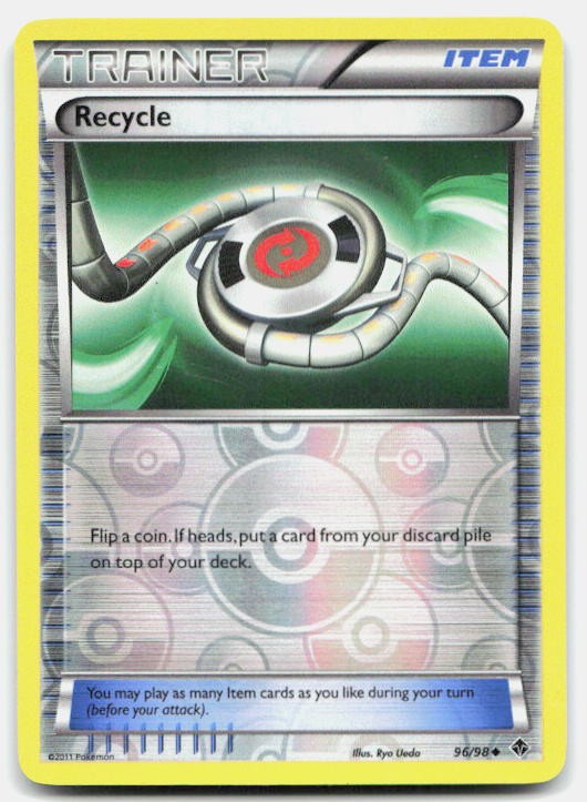 Emerging Powers Recycle 96/98 NM Pokemon Reverse Holo Uncommon Tcg Card