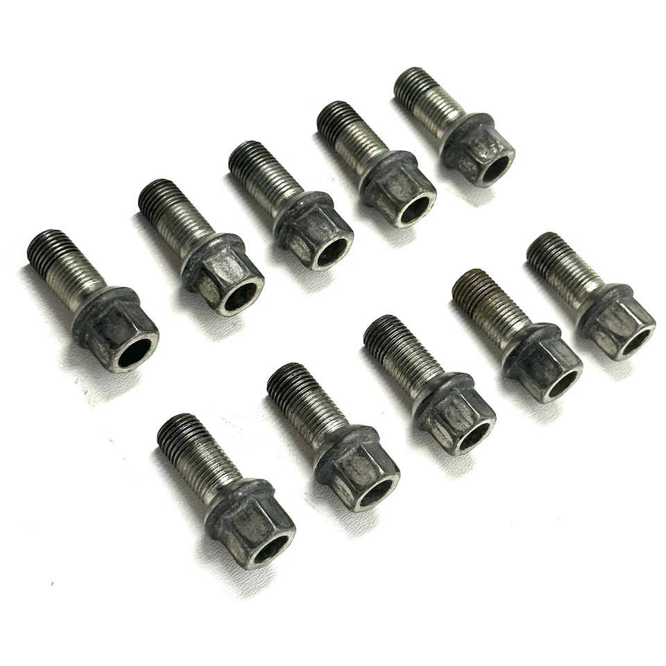 2012 - 2018 AUDI A7 S7 A6 S6 A4 S4 CONJUNTO DE 10 PARAFUSOS DE PORCA DE RODA FABRICANTE DE EQUIPAMENTO ORIGINAL - Imagem 3 de 4