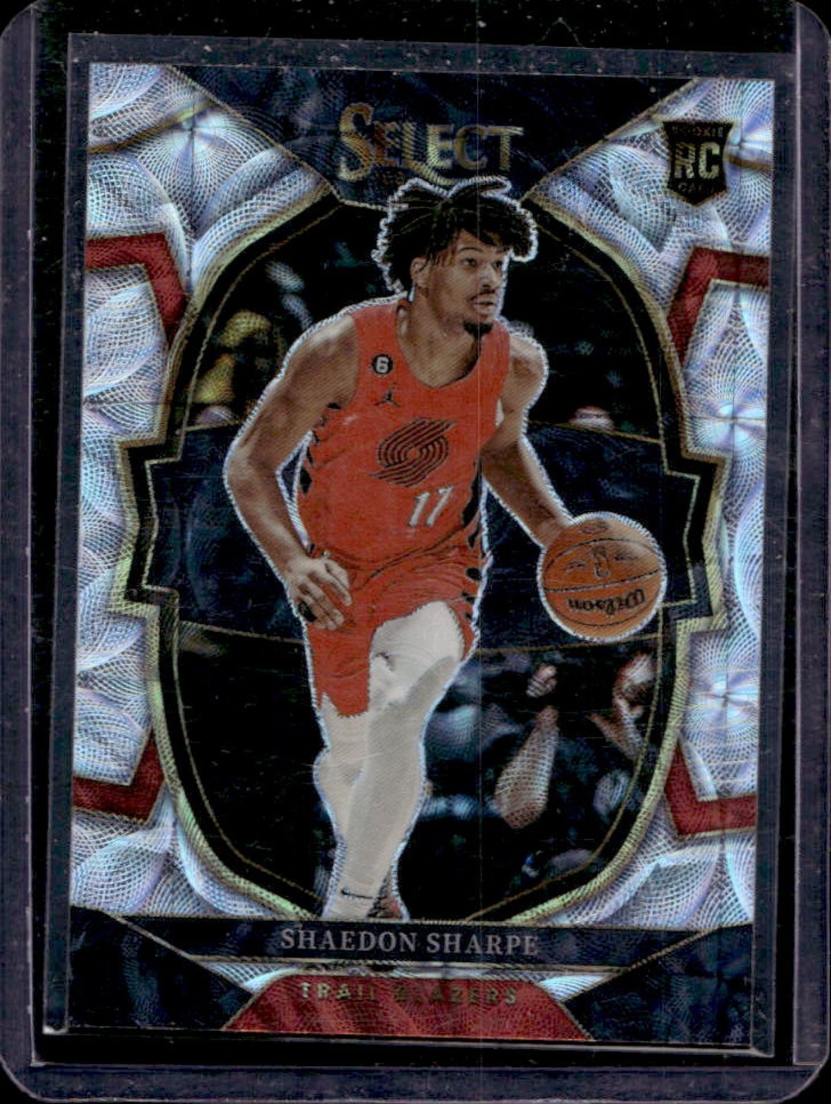 2022-23 Select Shaedon Sharpe RC Scope Prizm Concourse #71 Trail Blazers