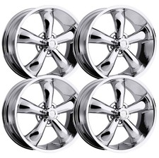 Set-4 Vision 142 Legend 20x8.5 5x4.75 -6mm Chrome Wheels Rims 20 Inch