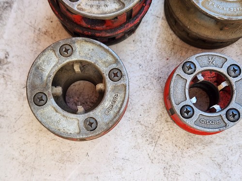 Ridgid 12-R Pipe Threader Die Head Set 12R With Cutter & Reamer & MORE - Picture 18 of 21