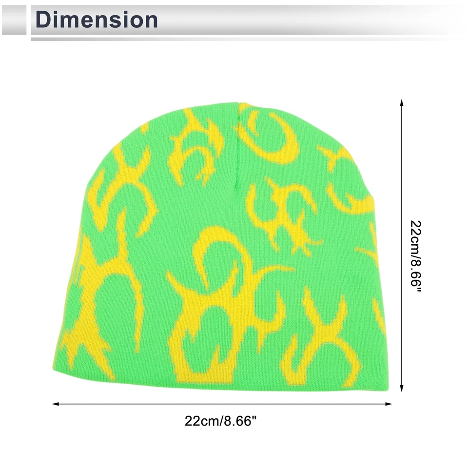 Sombrero de Ciclismo Cálido Cómodo y Transpirable Amarillo Aguja Verde 22x22cm Foto 3 de 4