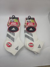 4 Pairs Adidas Climacool Youth LG Sport Performance Socks Size 3-9