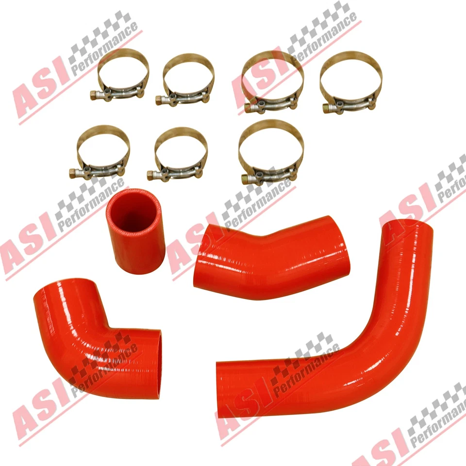 Kit de manguera de silicona con abrazadera para 02-03-04 GMC Sierra 2500 HD 3500 6,6 L LB7 Duramax Foto 4 de 4