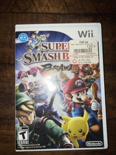 Case and Manual Only NO GAME Super Smash Bros Brawl Nintendo Wii Authentic