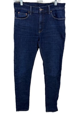Mott & Bow Jeans Mens 32x32 Blue Wooster Skinny Dark Wash Low Rise