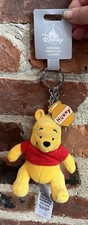 Disney Parks Plush Winnie The Pooh  Hunny Keychain Bag Charm NEW