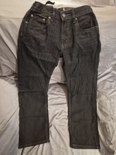 LEVI'S 505 BLUE JEANS that are colored black youth sized a 12 26"X26" RED TAB