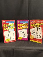 Variety Of Learning Education Flash Cards, Division, Addition, Subtraction,