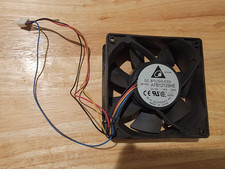 Delta AFB1212SHE-DX62 120mm x 38mm DC12V 1.60A 4-Pin 4-Wire Fan, Lot Of 50, Used