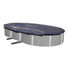  16-ft x 25-ft Oval Leaf Net Above Ground Pool Cover 