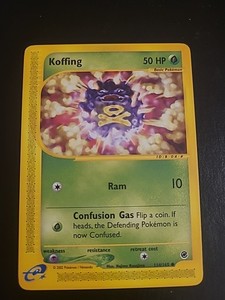Koffing 114/165 Pokemon Expedition E Reader Series Vintage Card 2002 NM