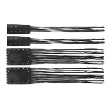 2pcs Fashionable Fringe Style Design Synthetic Leather Motorcycle Handlebar FYDX