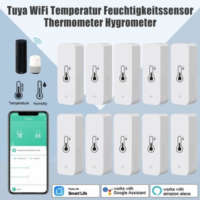 New Tuya Wifi Temperature and Humidity Sensor Indoor Thermometer Hygrometer Lot