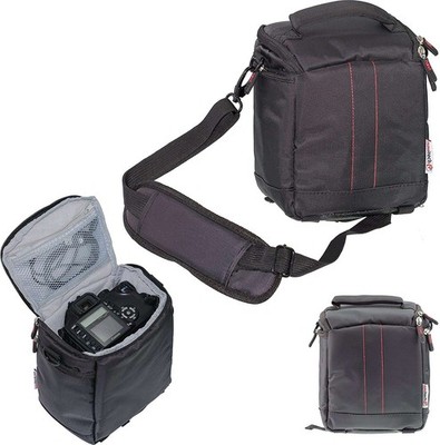 Navitech Black Camera Bag For Canon EOS Rebel T3i Digital SLR Camera