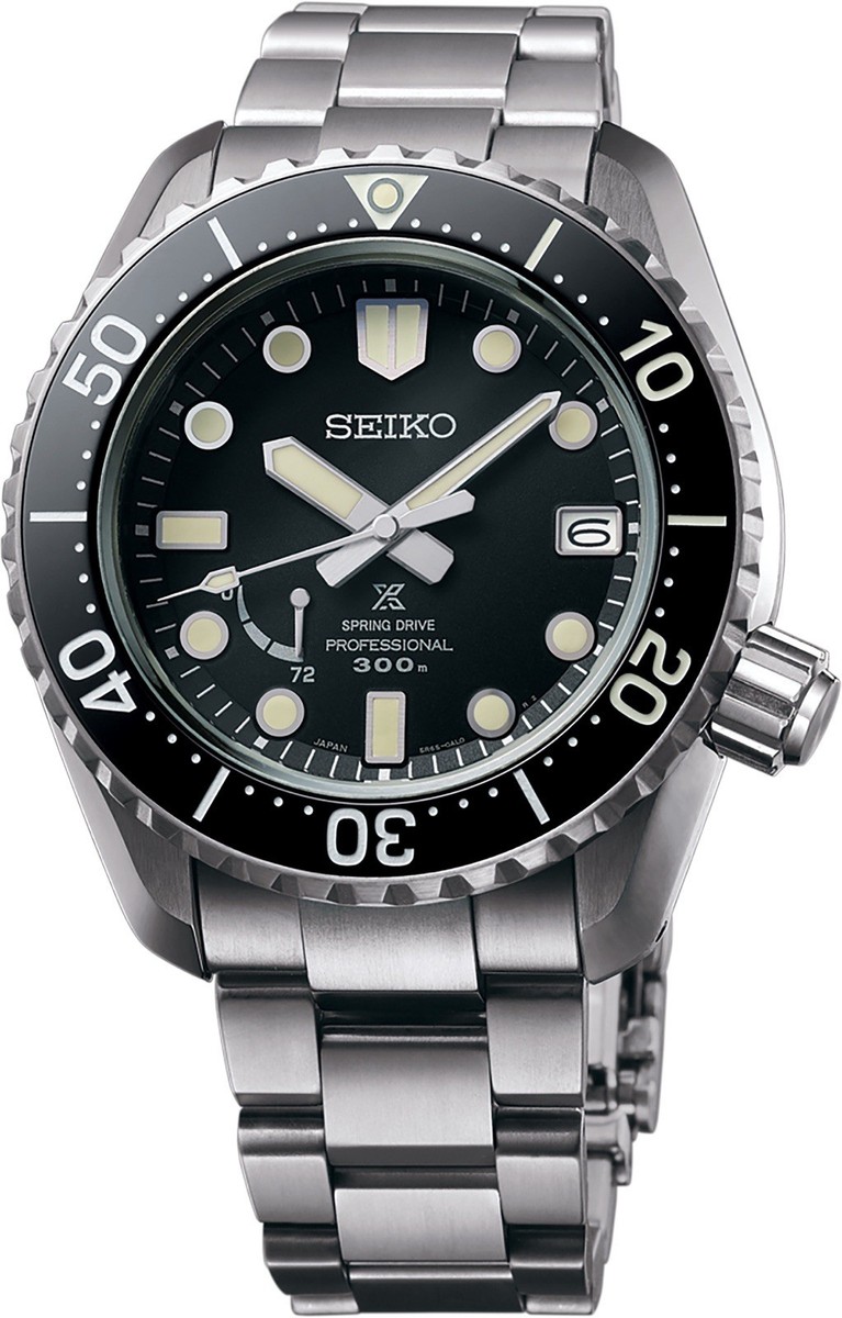 Seiko Luxe Prospex LX SNR029 Black Dial Titanium Auto Watch Brand New In Box