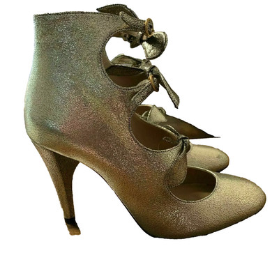 CHLOE MIKE MULTI BOW ANKLE BOOTS PUMPS HEELS ICONIC SCHUHE SHOES STIEFEL ICON 41