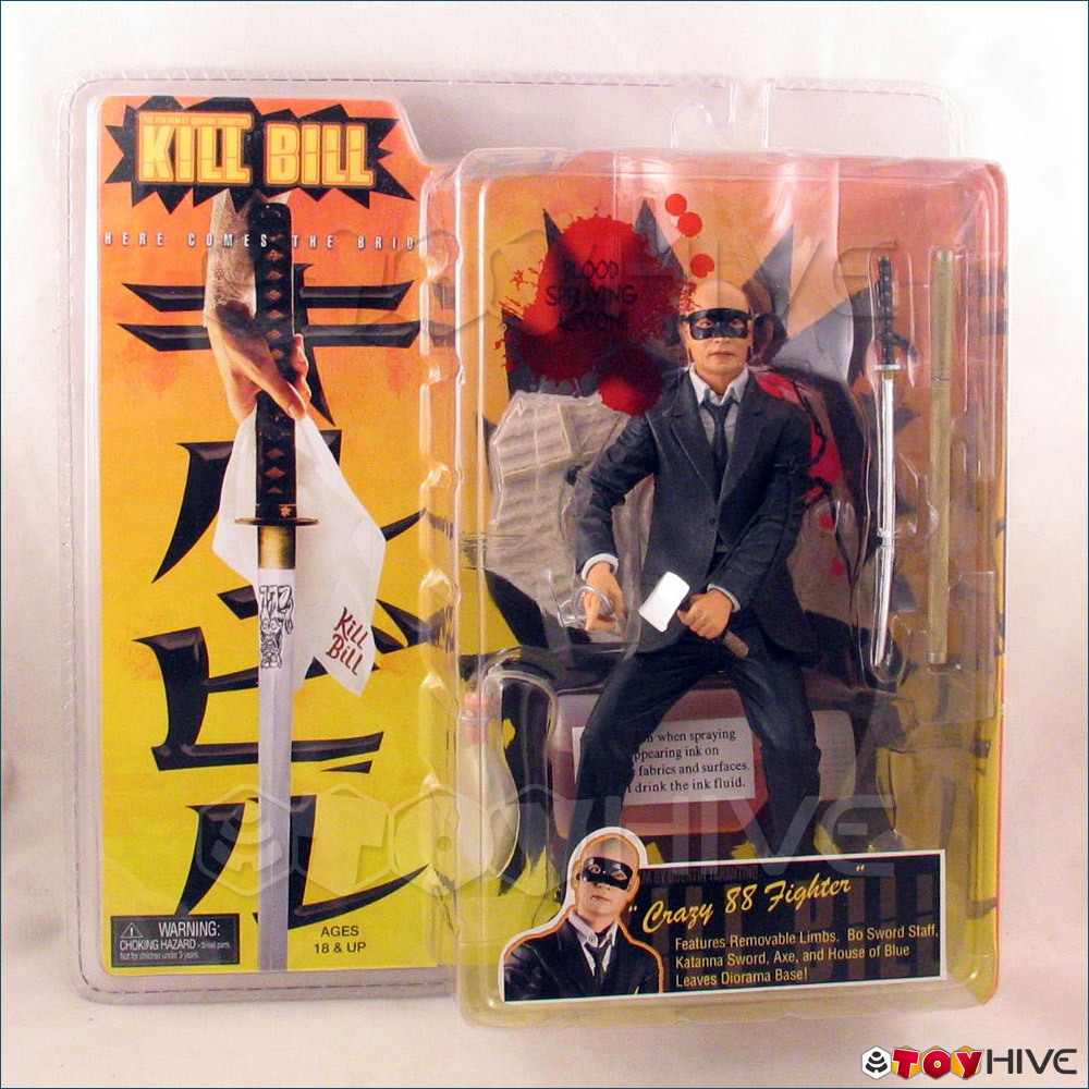 Kill Bill Bald Crazy 88 Fighter series 1 action figure by NECA