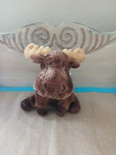 Very Nice Mary Meyer Sweet Rascals Brown Moose Plush Stuffed Animal Toy 7" H