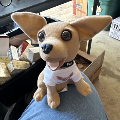 Taco Bell Yo Quiero Chihuahua Talking Dog Plush says “How Cool