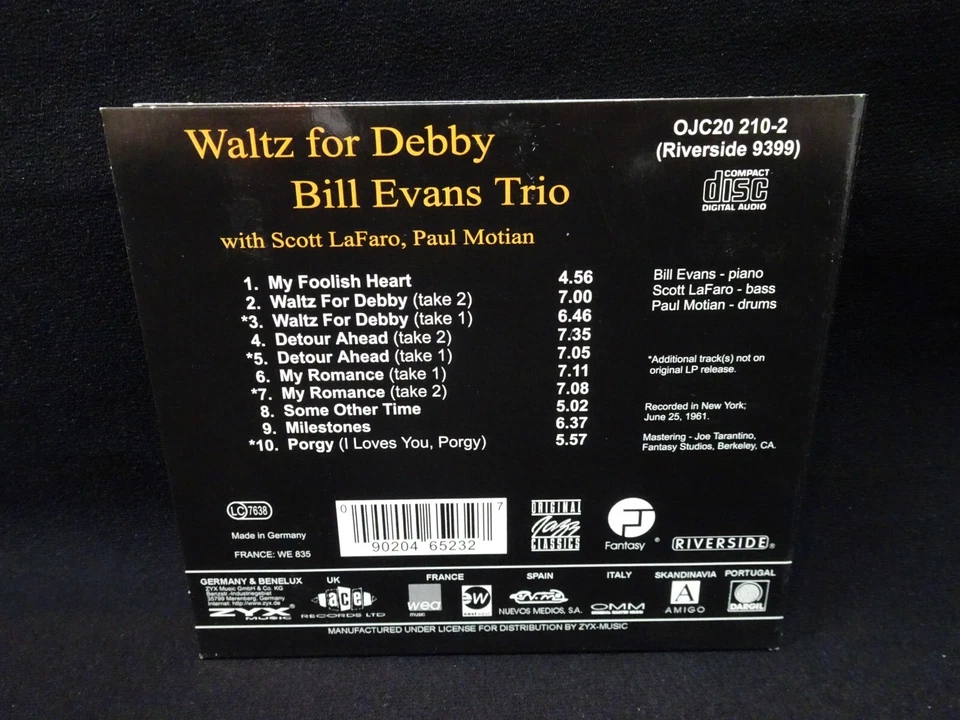 Bill Evans Trio - Waltz For Debby - NM - DIGIPAK!!! - image 3 of 4