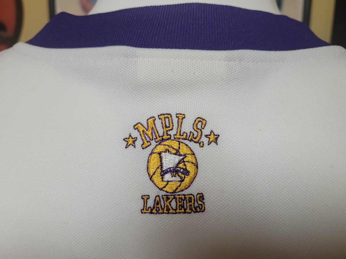 Los Angeles Lakers LA Minneapolis HWC Throwback Basketball Jersey
