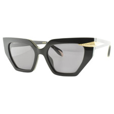 NEW  ROBERTO CAVALLI SRC001S 700Y 54-19-140 Cat Eye Full Rim Womens Sunglasses