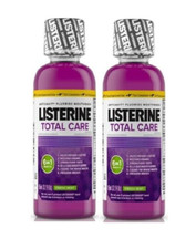 Listerine Total Care Anticavity Mouthwash Fresh Mint 6 Benefits In 3.2oz 2 Pack