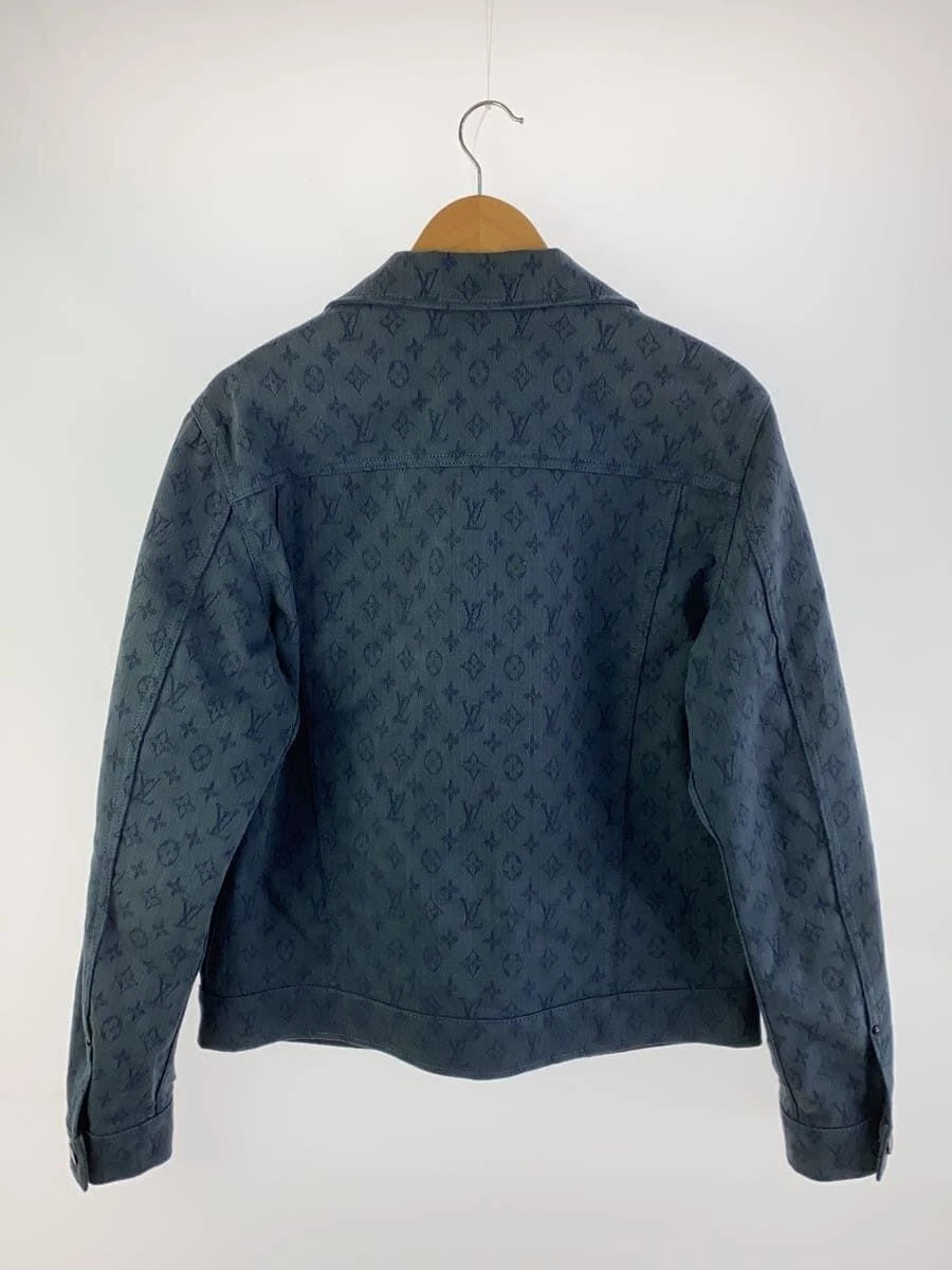 LOUIS VUITTON（LV） Giacca denim LOUIS VUITTON altro monogramma 48 cotone blu navy modello totale usata