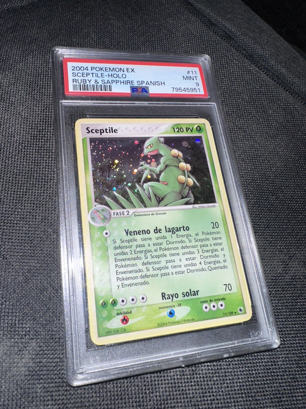 Sceptile 11/109 2004 Pokemon EX Ruby & Sapphire SPANISH
