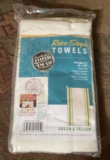 Stitch 'Em Up Retro Stripe Towels 18"X28" 3/Pkg-Americana Stripe