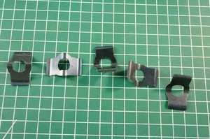 5 x Federplatten Blattfeder Stahl Filmprojektor Projektor Ersatzteile NOS W-2661