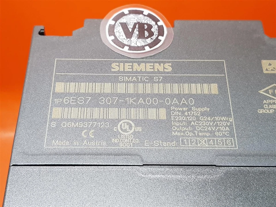 Siemens Power Supply 6ES7 307-1KA00-0AA0 / *E: 03 - Image 3 of 3
