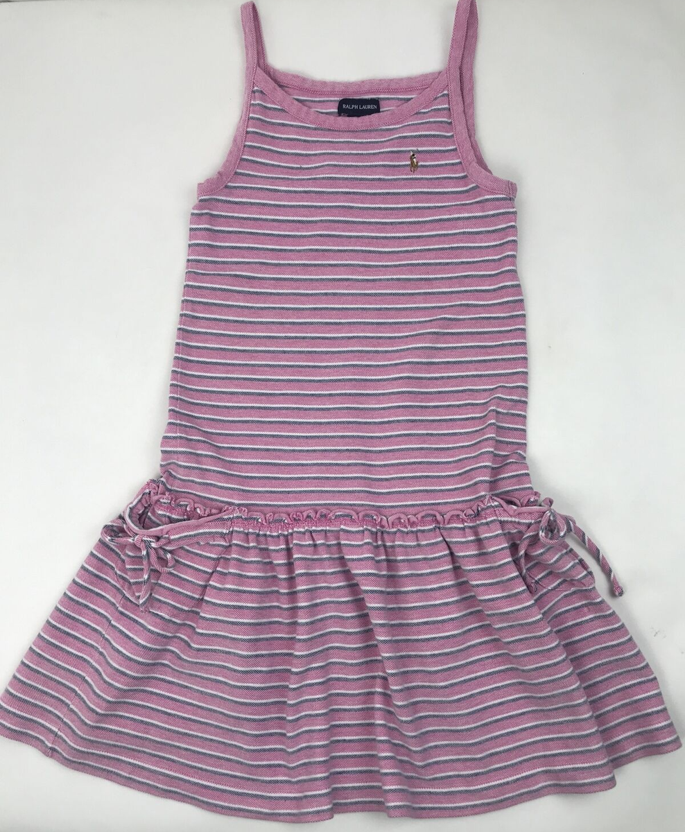 striped mesh polo dress POLO RALPH LAUREN Striped Stretch Cotton Mesh Polo Dress