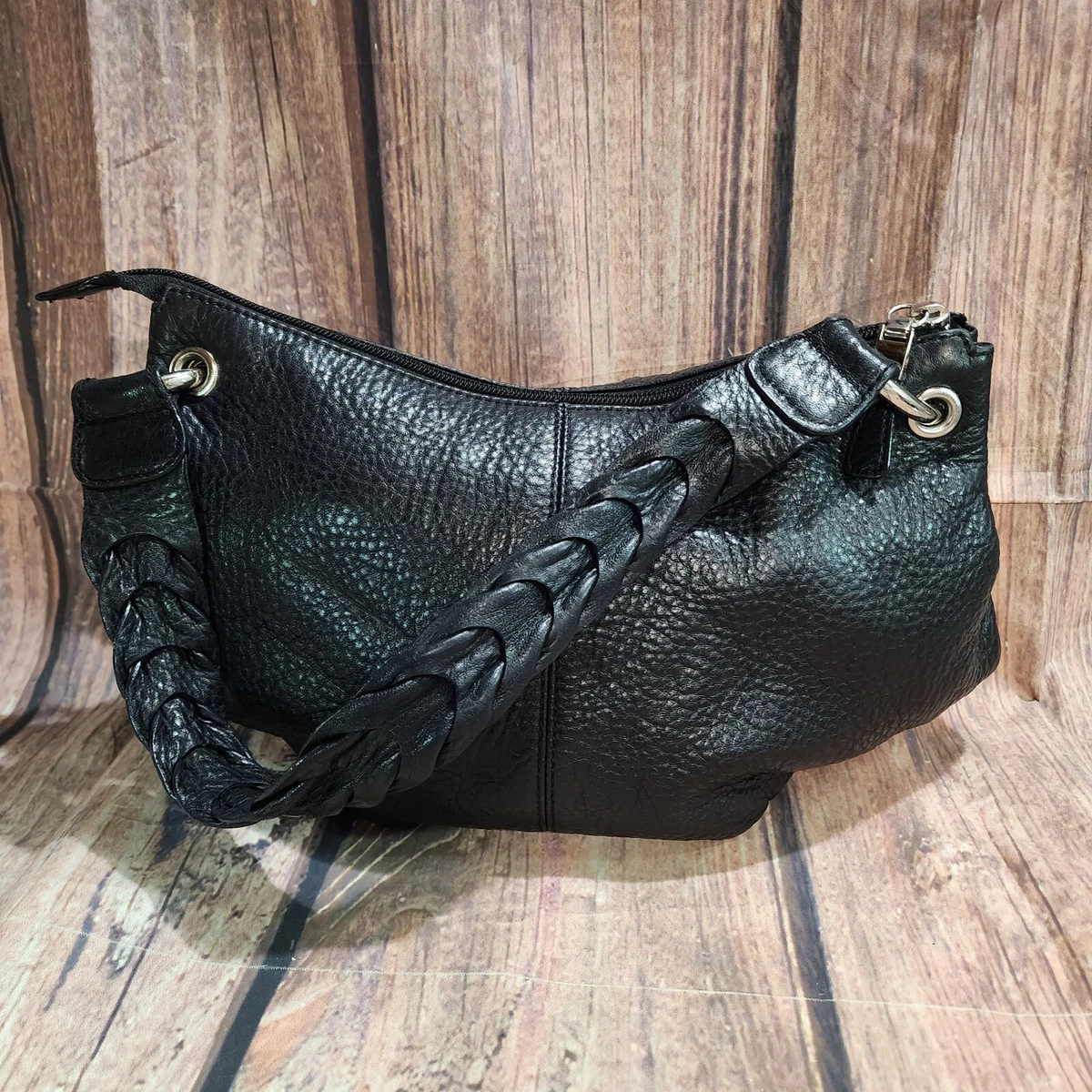 Talbots pebbled leather hobo handbag sale