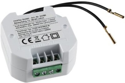 Funk-Empfänger WS für ''Pilota Casa'' 433,92MHz, 230V/50Hz, max. 70m max 2000W