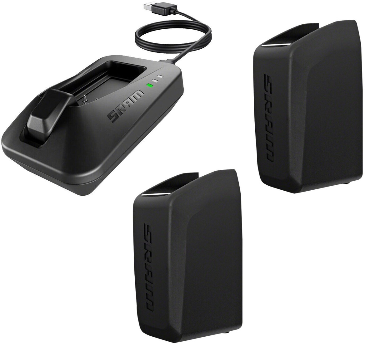 SRAM eTap/AXSシリーズ共通 バッテリー 2個 充電器付き SRAM eTap and eTap AXS Battery Charger and TWO BATTERIES | eBay