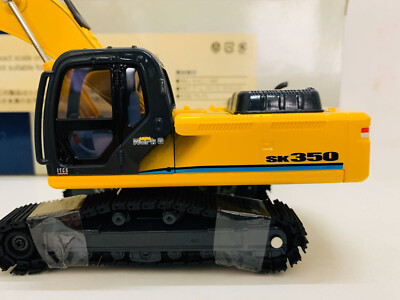 Kobelco Acera Mark 8 SK350 Excavator Yellow 1/43 Scale