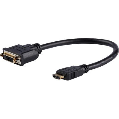 StarTech.com HDMI Male to DVI Female Adapter - 8-Inch - 1080p DVI-D Gender