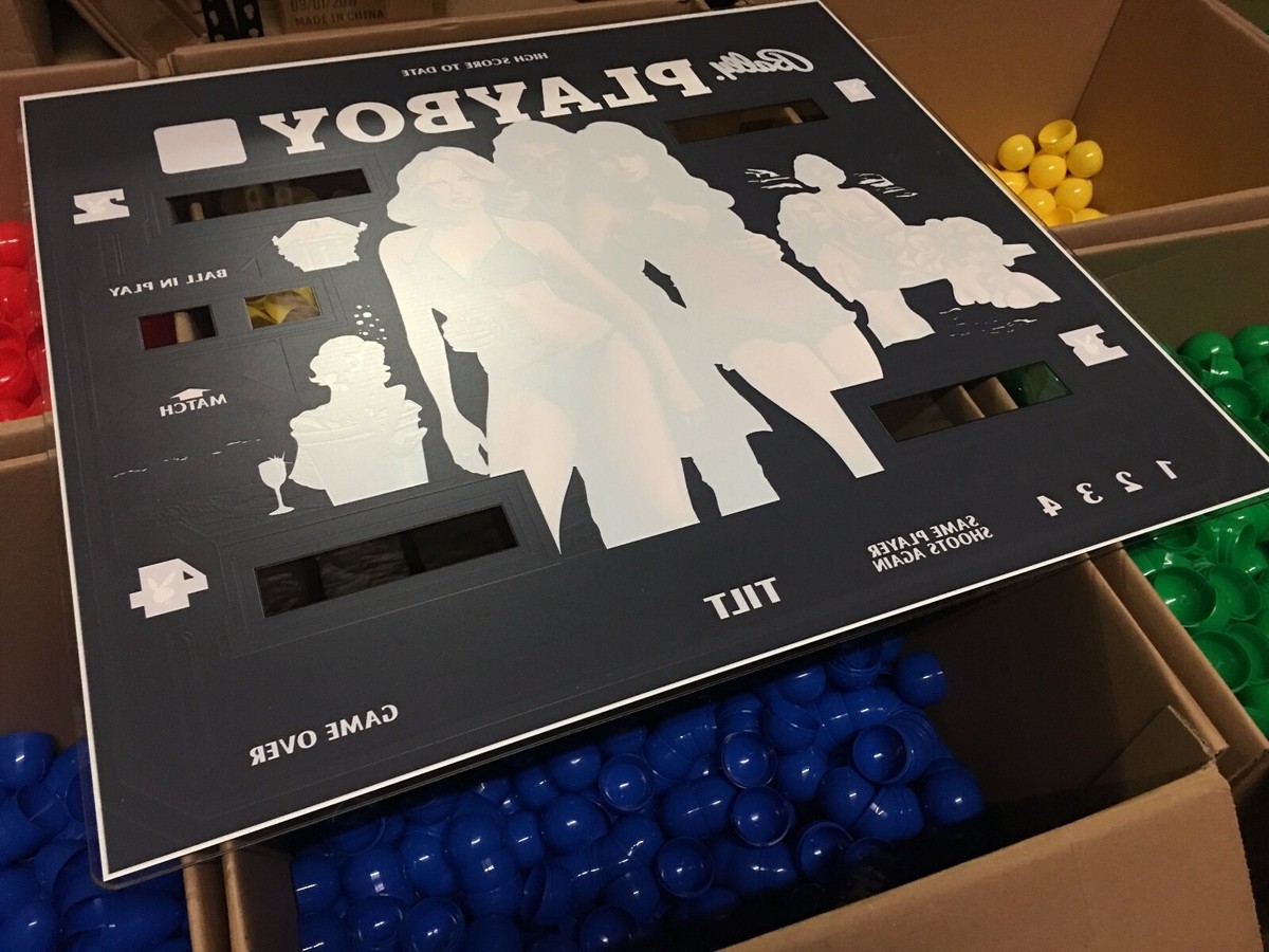 Bally Playboy Pinball Machine Backglass - New | eBay