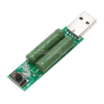 USB Charge Current Detection Test Load Resistor 1A 2A Module With Switch